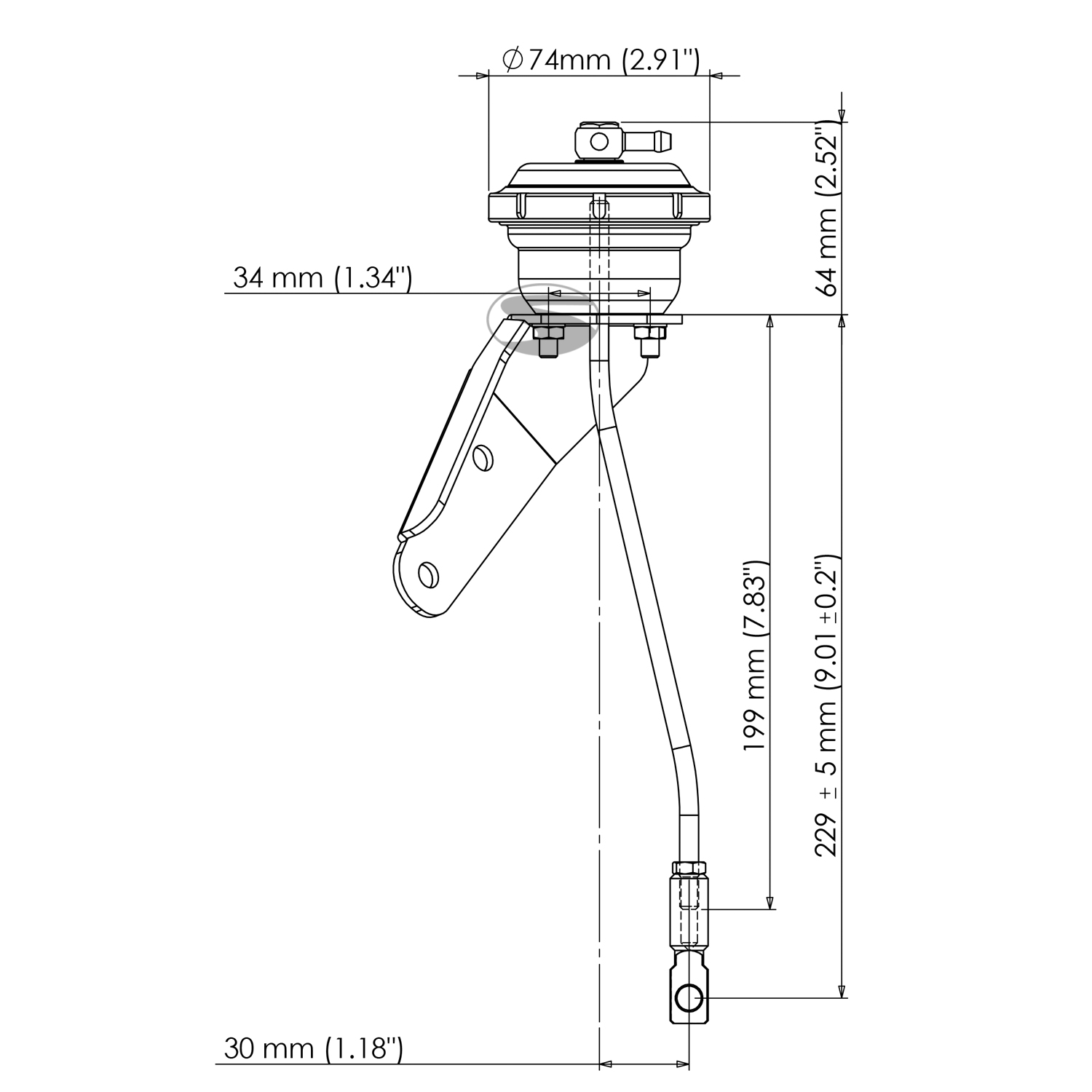 Turbosmart Internes Wastegate