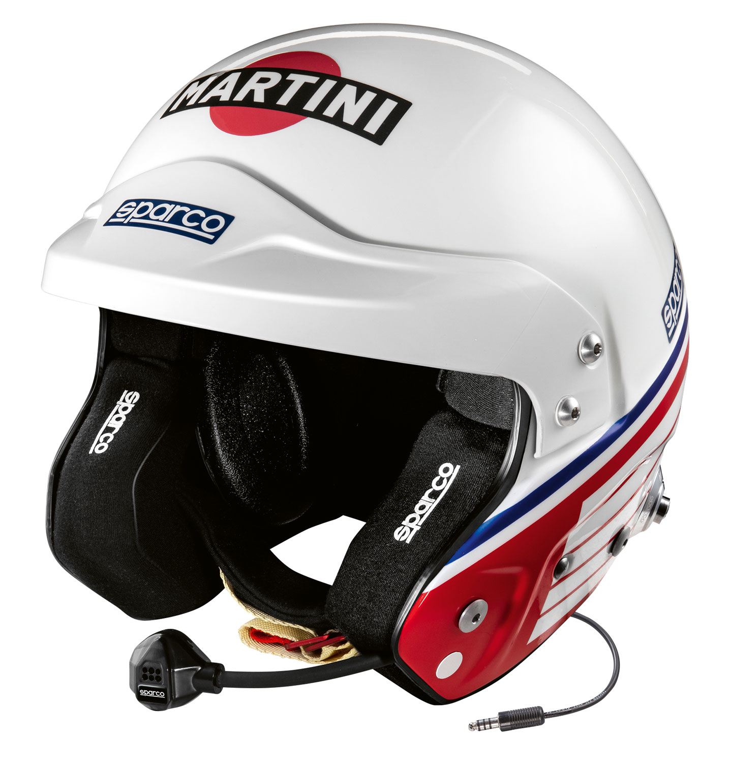 Sparco Helm Air Pro RJ-5i Martini Racing (Logo-Design)