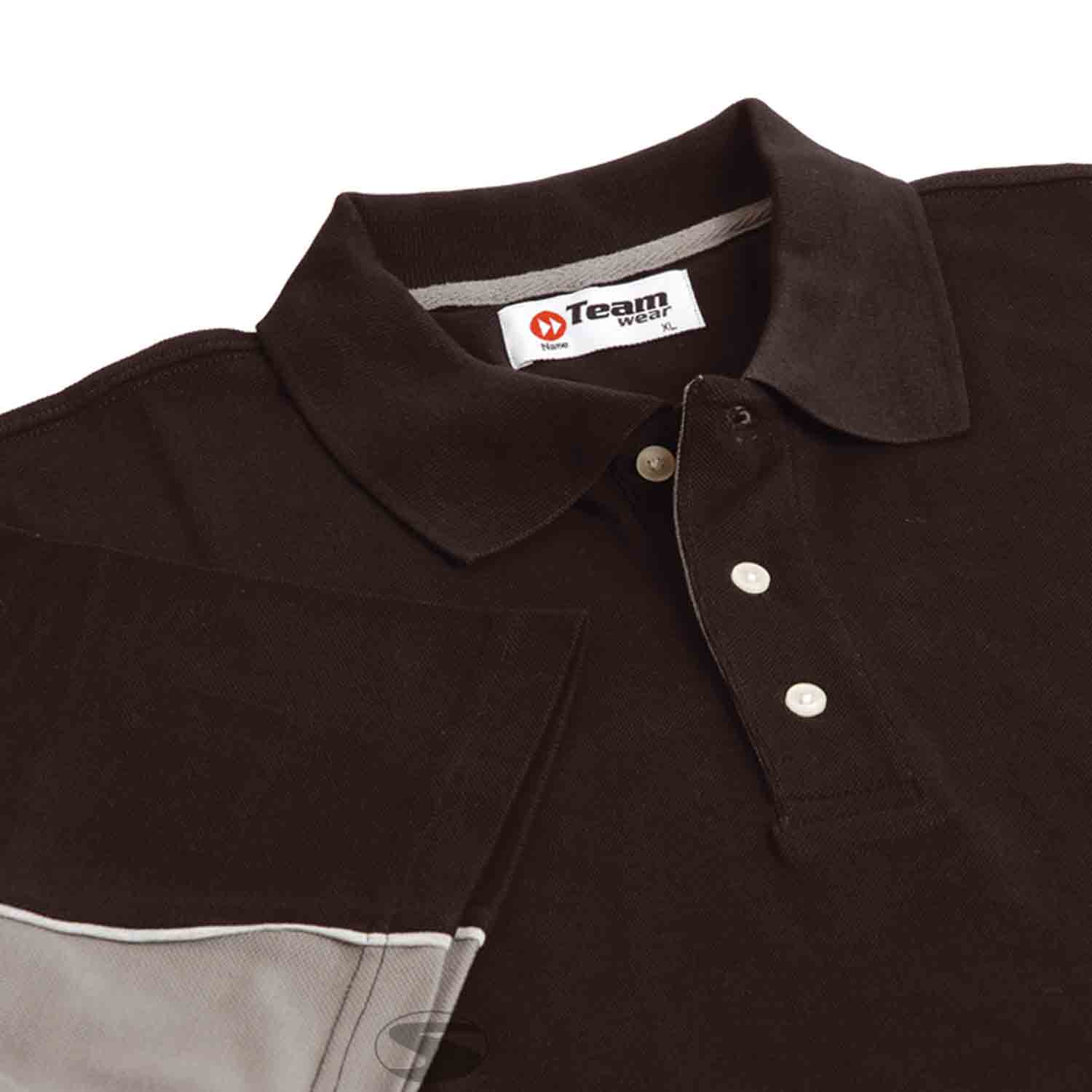 Teamwear Touring Polo Shirt, schwarz/grau