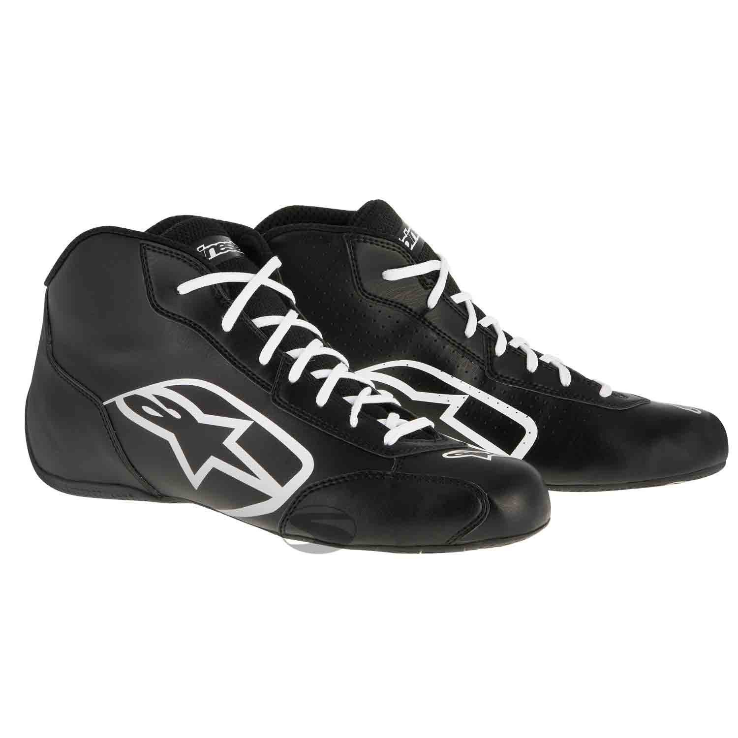 9136-TECH-1KStart_schwarz-weisseH59OsCAGWXqI Alpinestars Kartschuh Tech 1K Start, schwarz/weiß