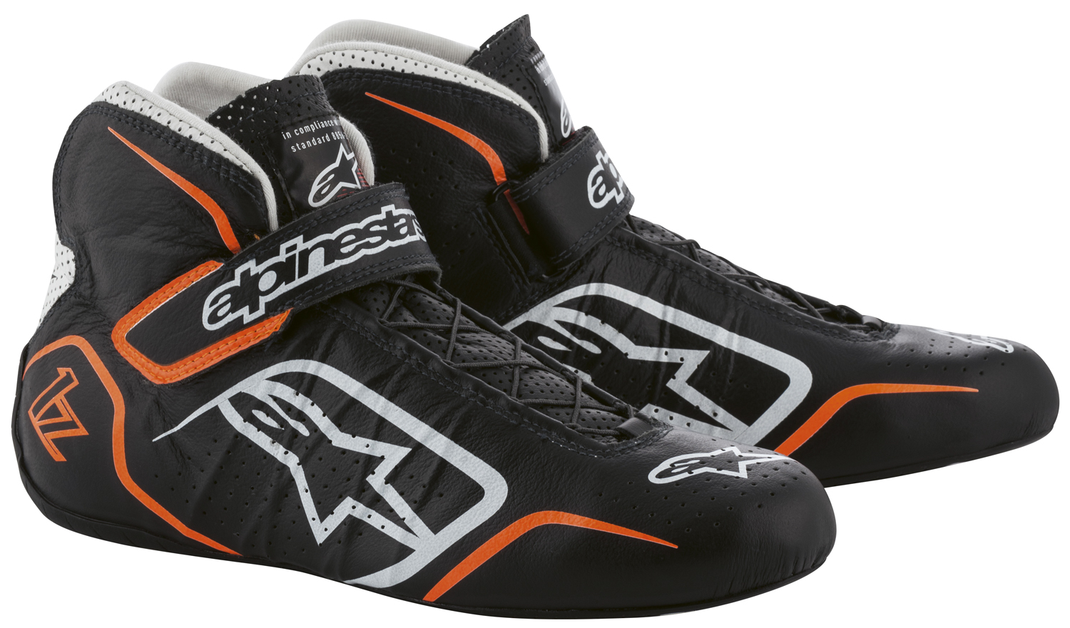 Alpinestars Fahrerschuh Tech 1Z, schwarz/orange