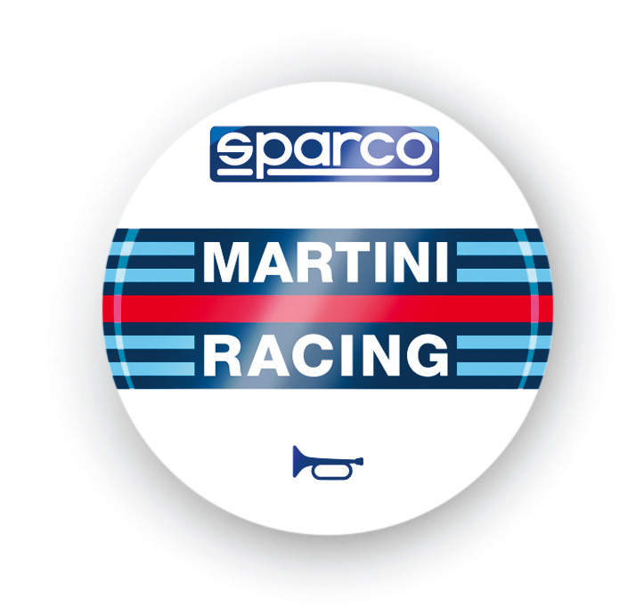 Sparco Hupenknopf-Emblem
