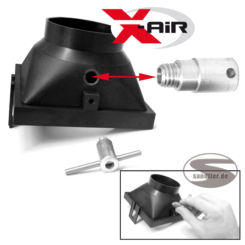 X-Air Anschlußstück für Kurbelgehäuse-Entlüftung