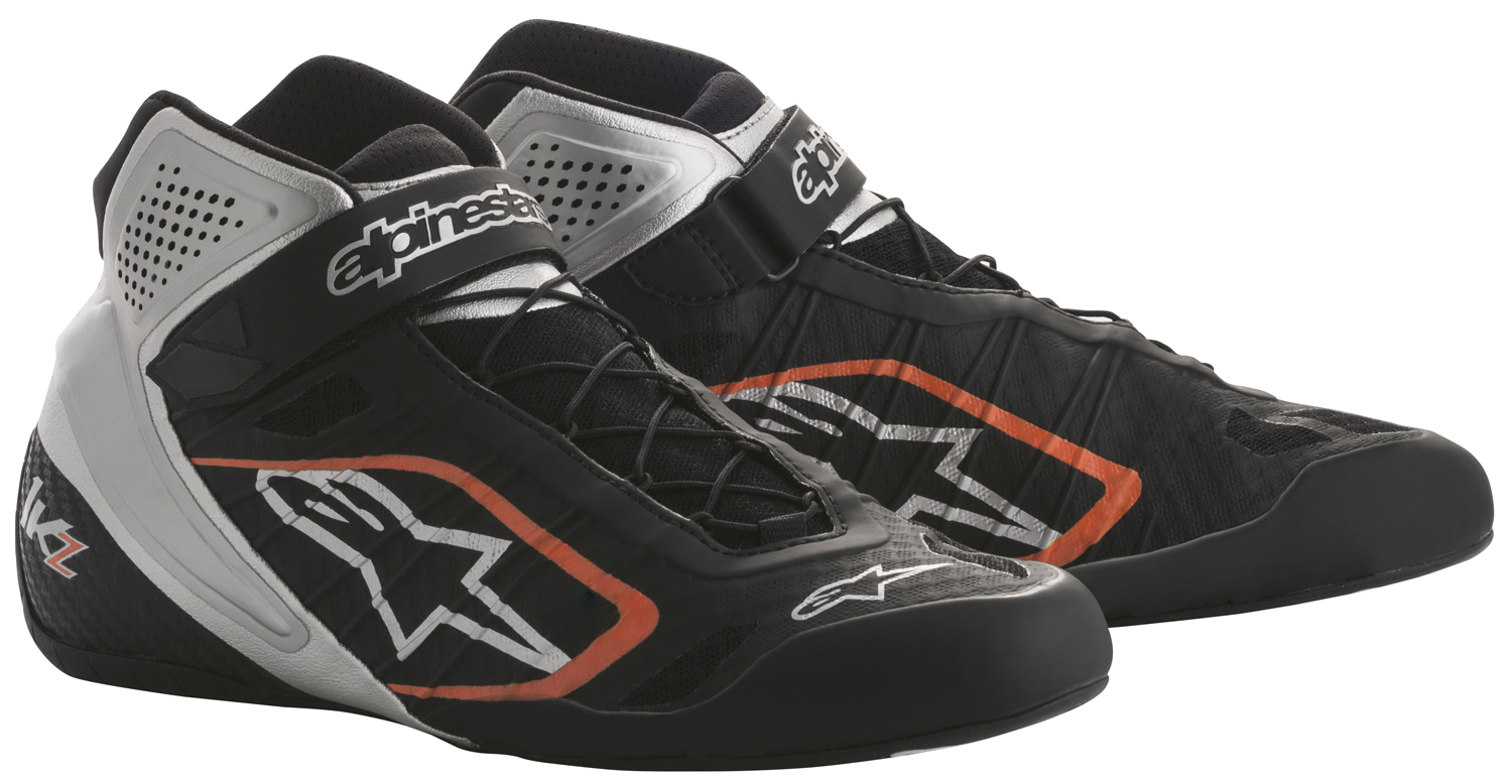 Alpinestars Kartschuh Tech 1KZ, schwarz/silber