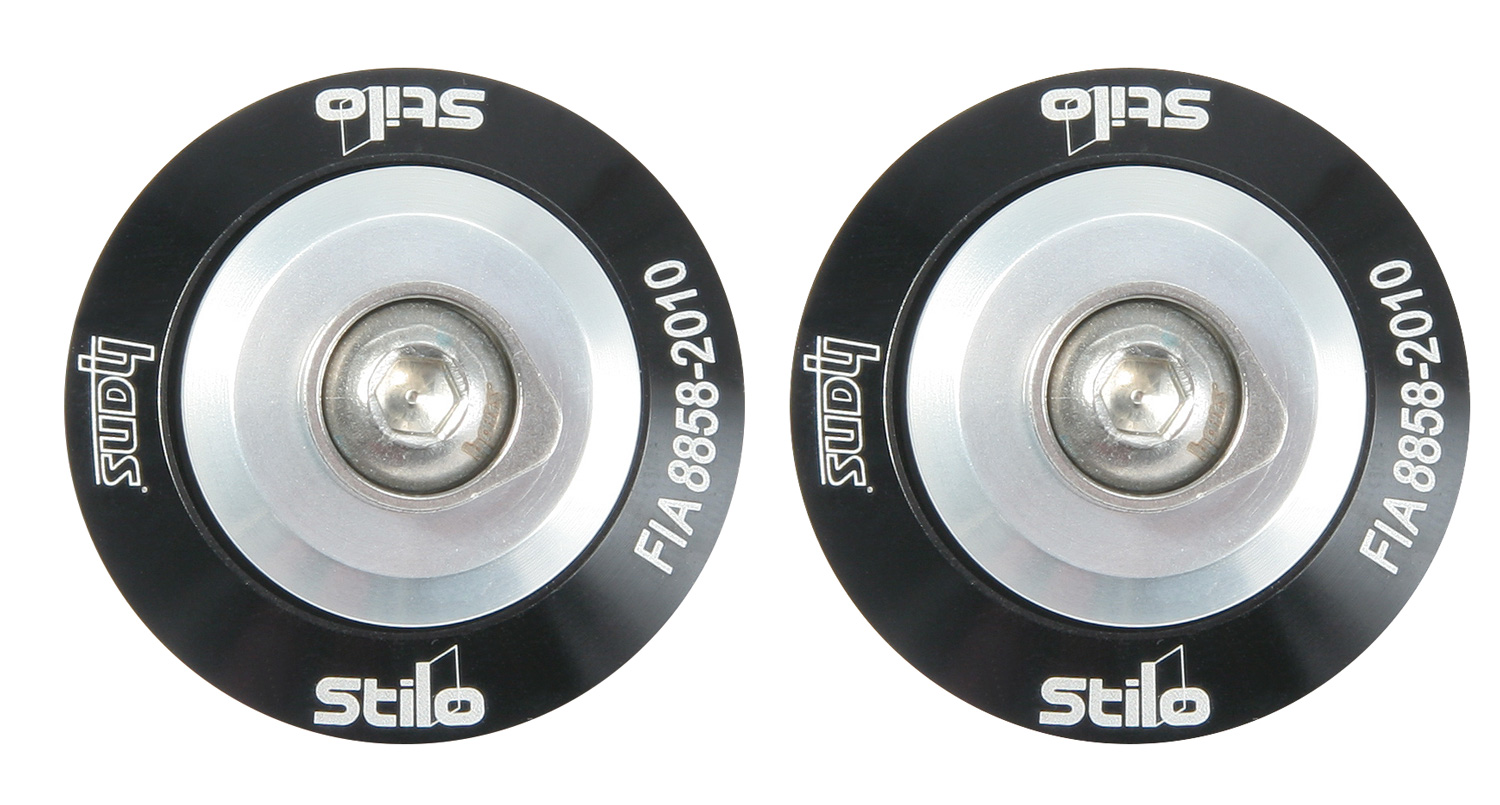 Stilo HANS Clips, schwarz