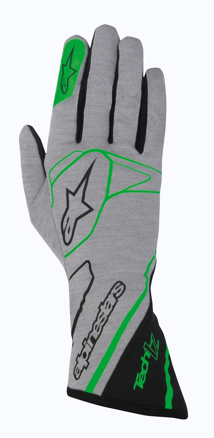 Alpinestars Handschuh Tech 1Z, grau/grün
