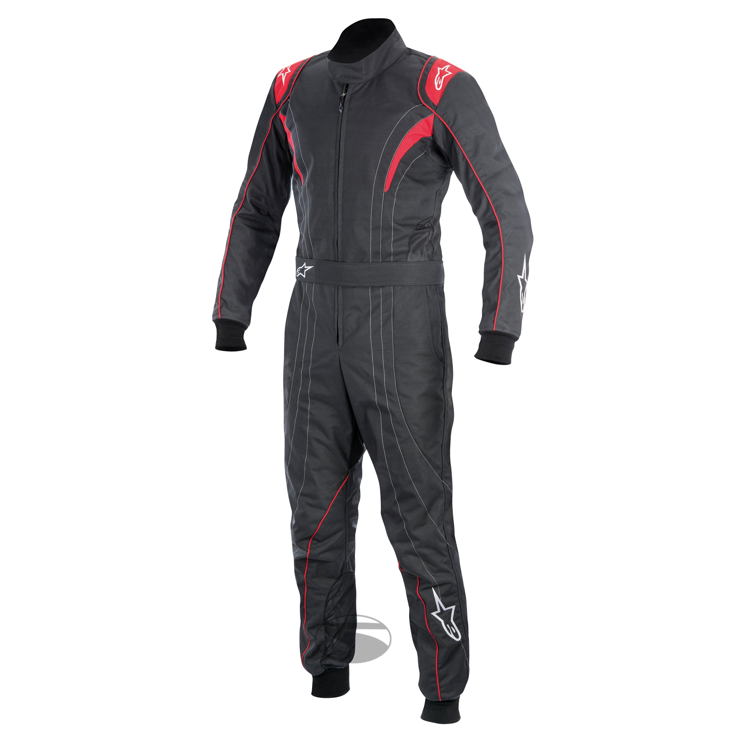 Alpinestars Kinderkartoverall KMX5S, anthrazit/rot