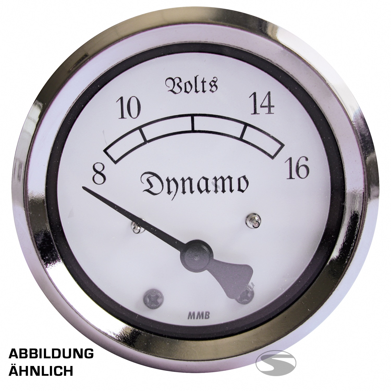 VDO classic Voltmeter, silber