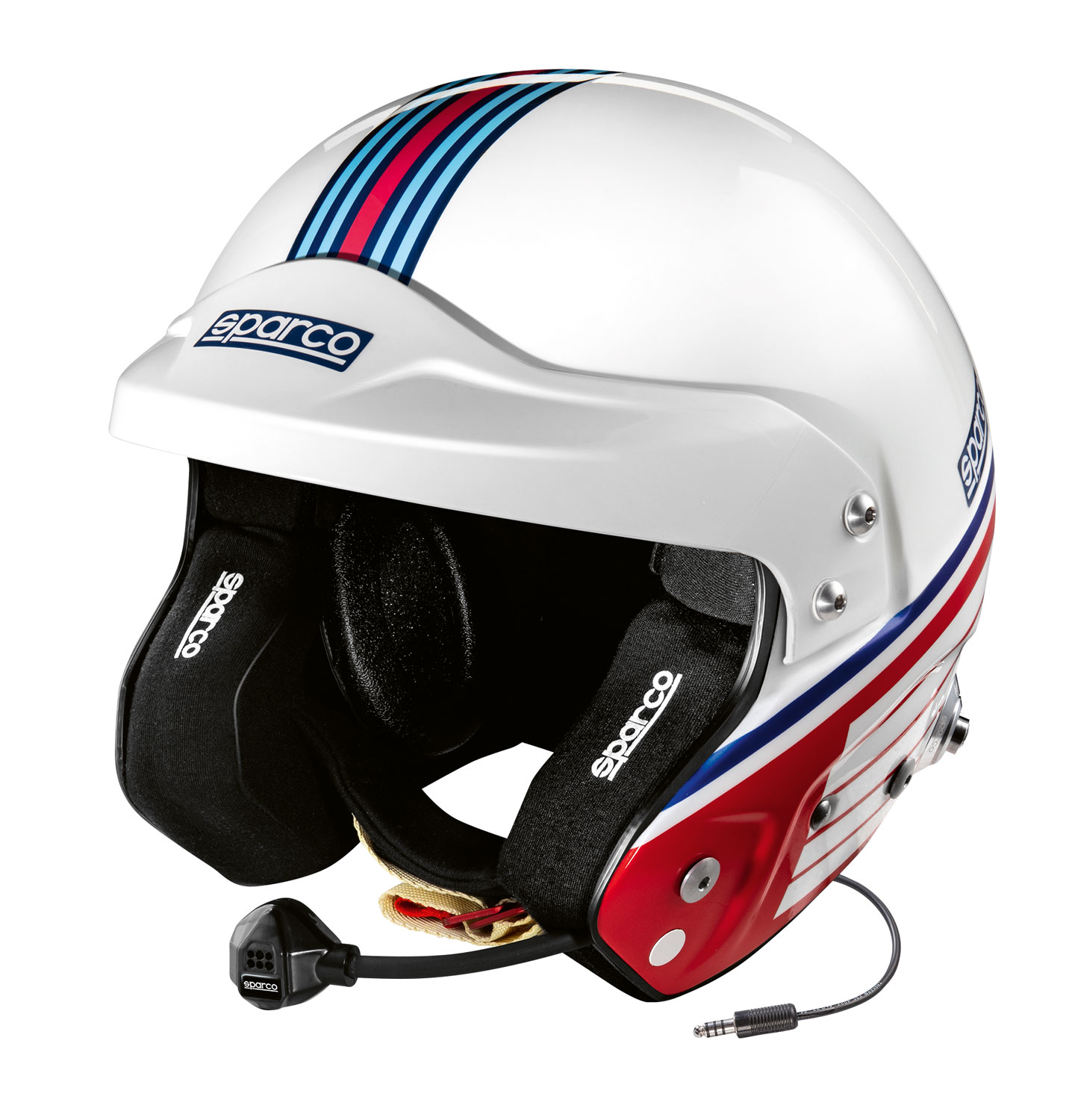 Sparco Helm Martini Racing (StreifenDesign)