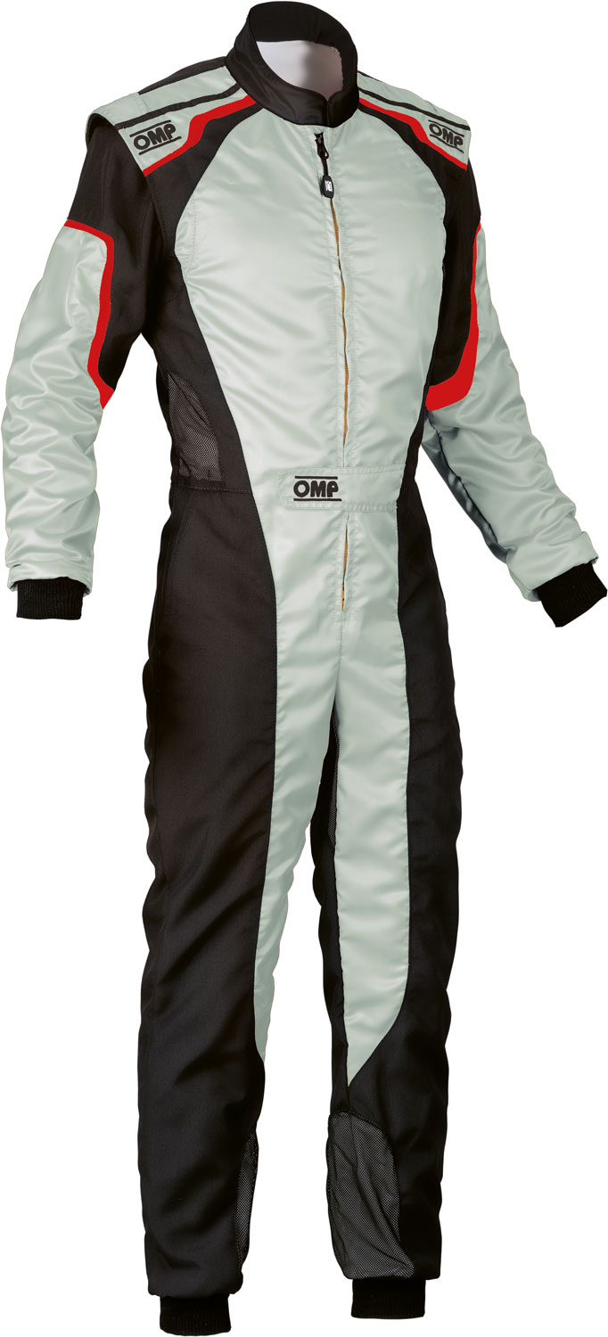 OMP Kartoverall KS-3, grau/schwarz