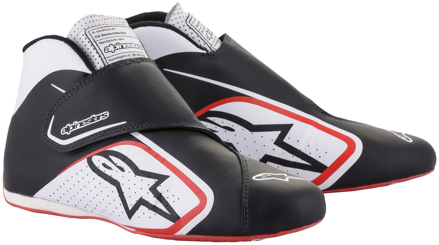 Alpinestars Fahrerschuh Supermono, schwarz/weiß