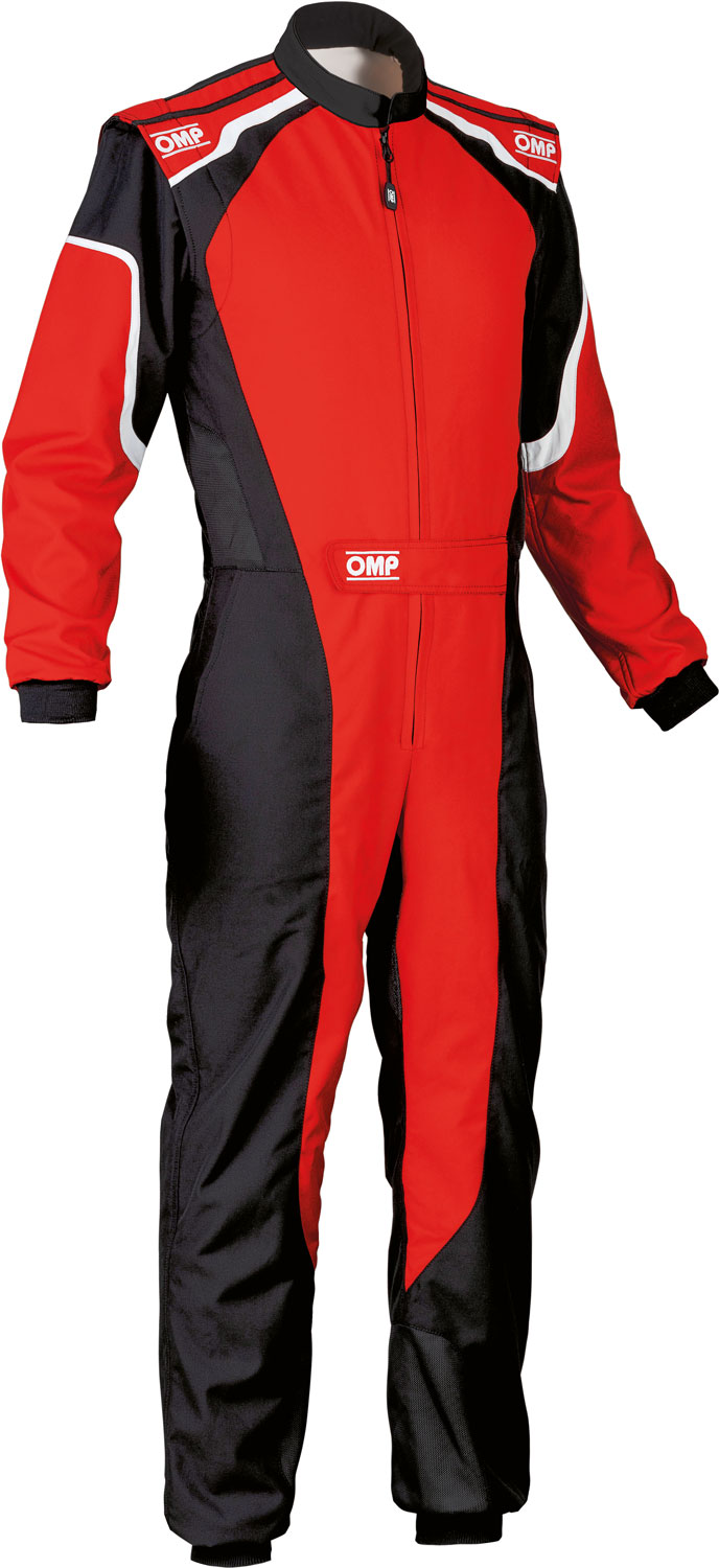 OMP Kartoverall KS-3, rot/schwarz