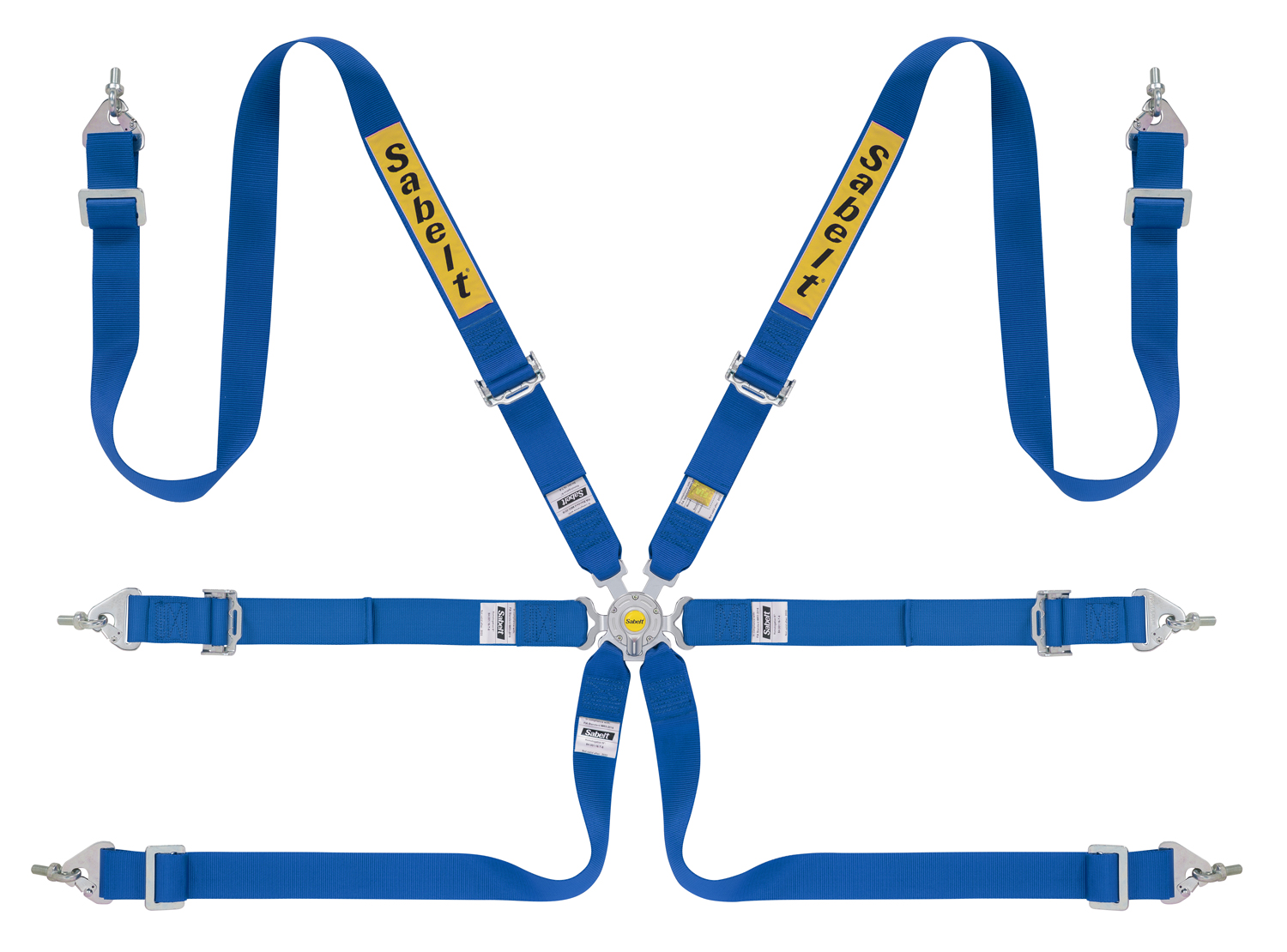 Sabelt Renngurt für Tourenwagen und Rallyesport, blau