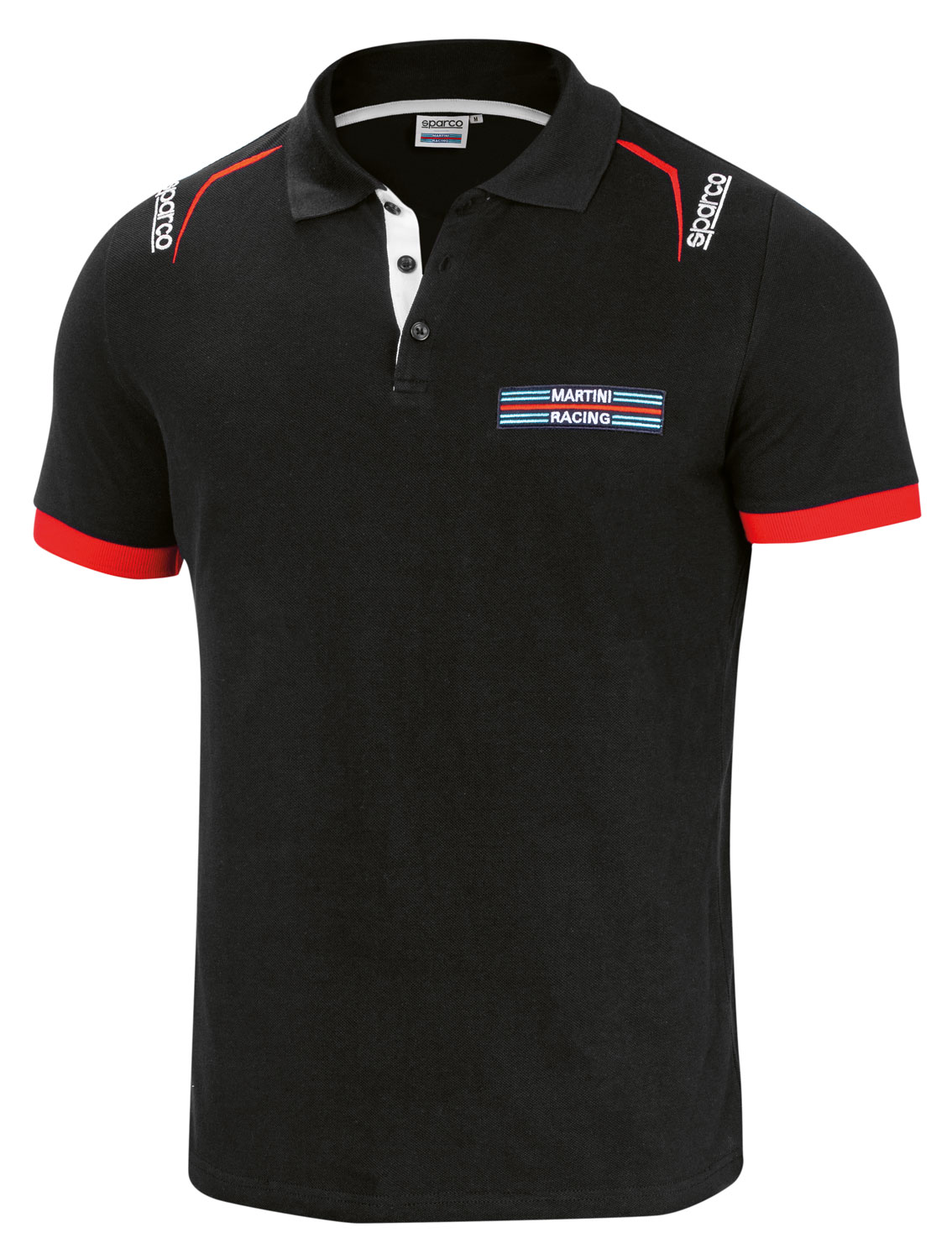 Sparco Poloshirt Martini Racing, schwarz