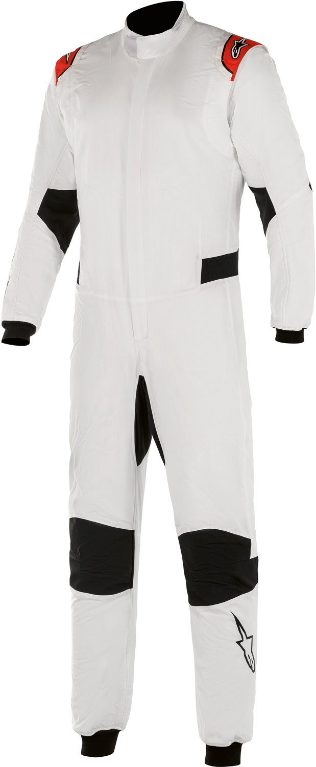 Alpinestars Rennoverall Hypertech v2, weiß/rot
