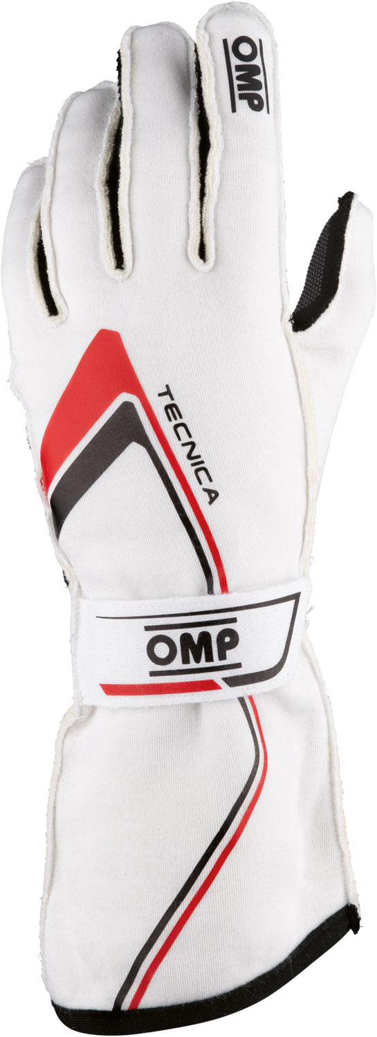 OMP Handschuh Tecnica, weiß/rot