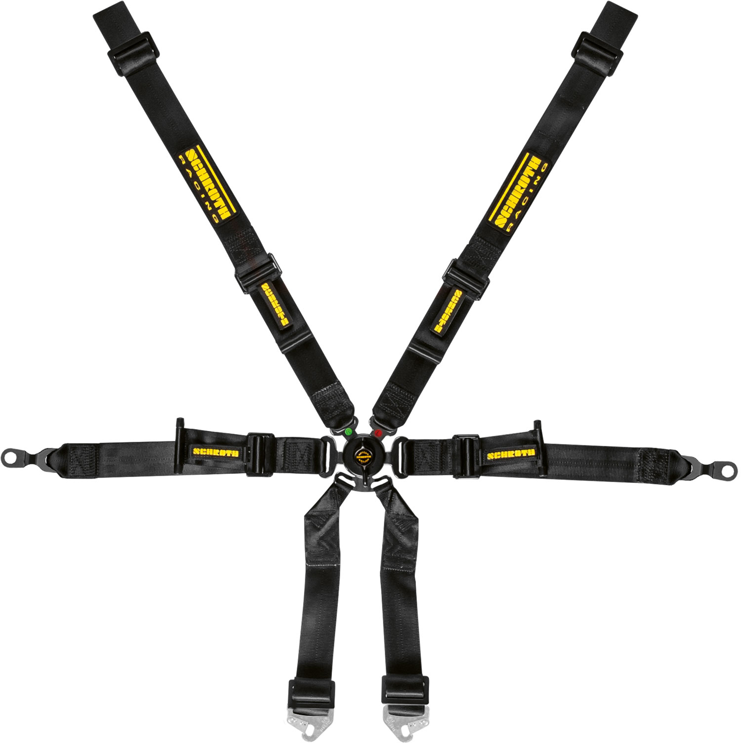 Schroth Renngurt für Profi Porsche 996/997, 2x2, schwarz