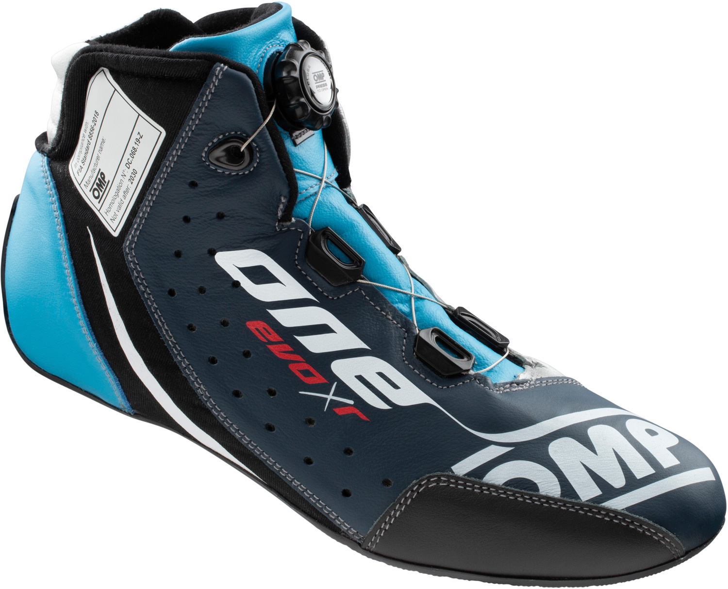 OMP Fahrerschuh One Evo XR, dunkelblau/blau