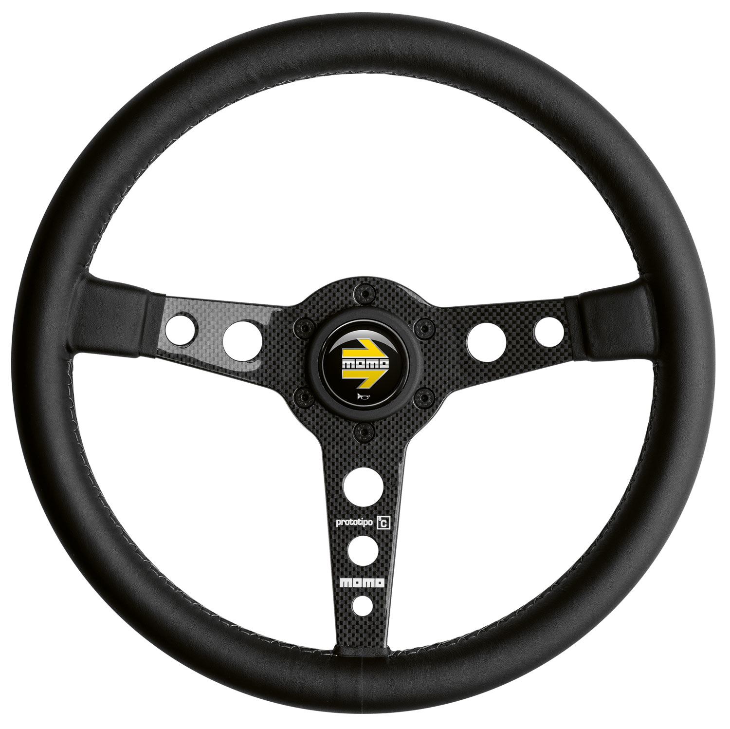 Momo Tuning-Lenkrad Prototipo 6C, schwarz