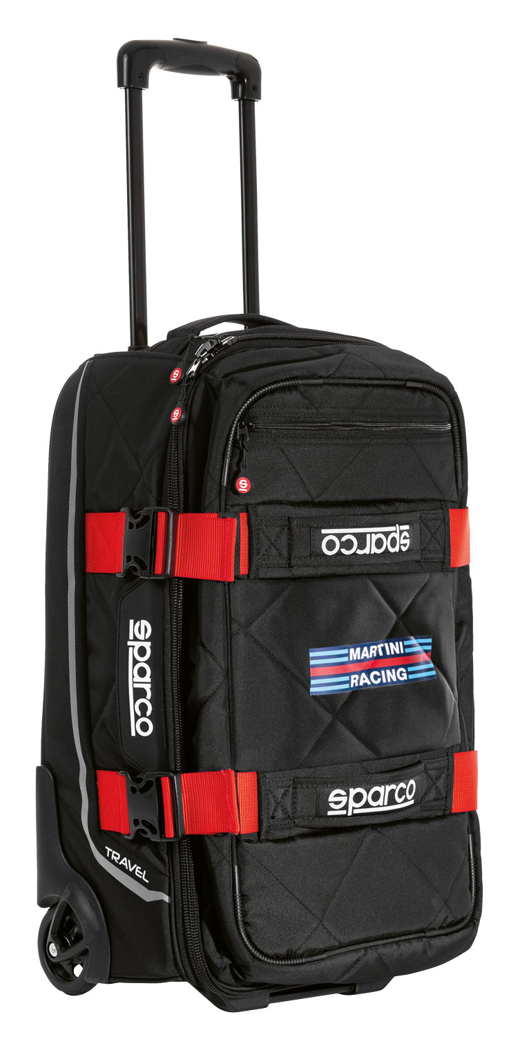 Sparco Reisetasche Martini Racing, schwarz/rot