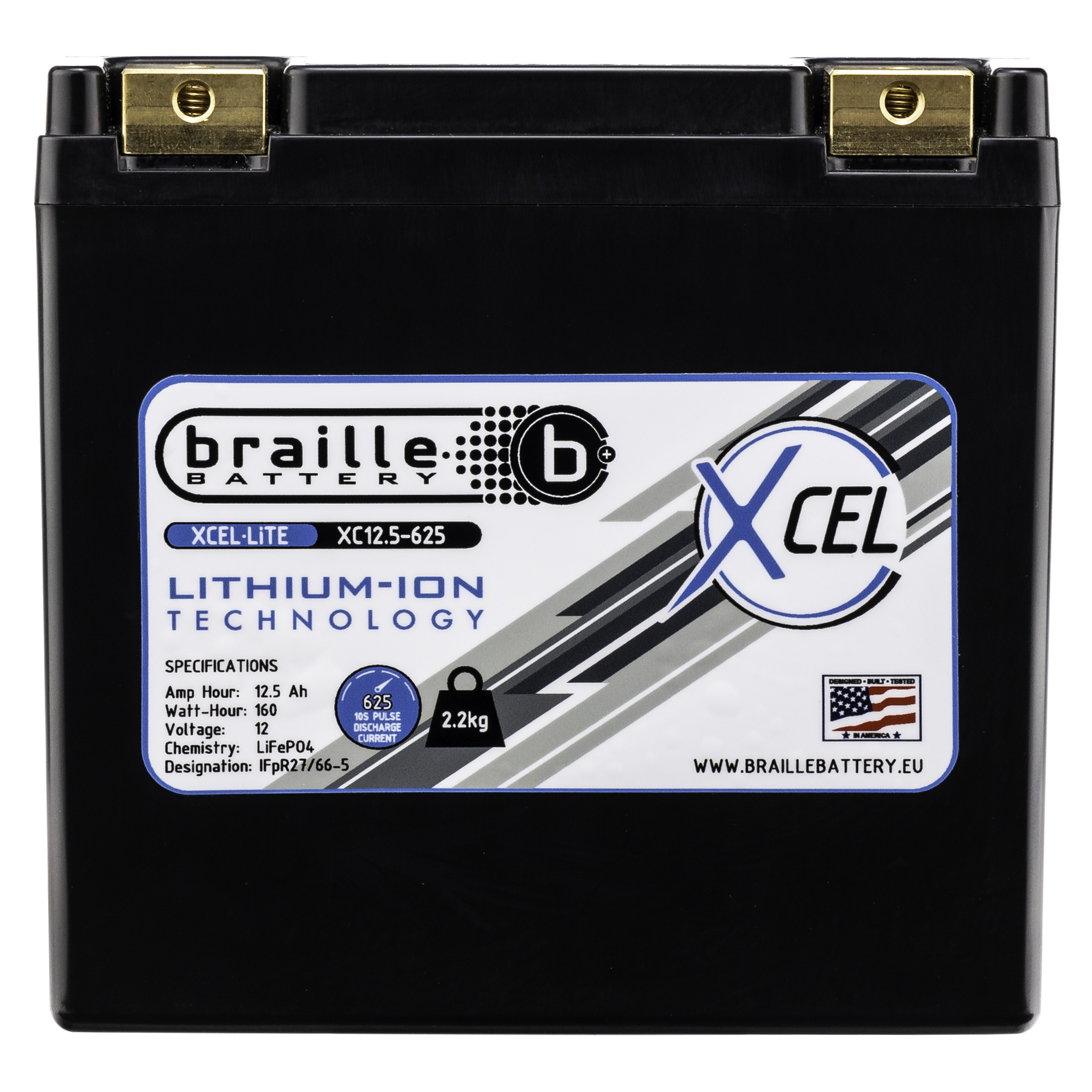 Braille Lithium-Batterie (Links +) 