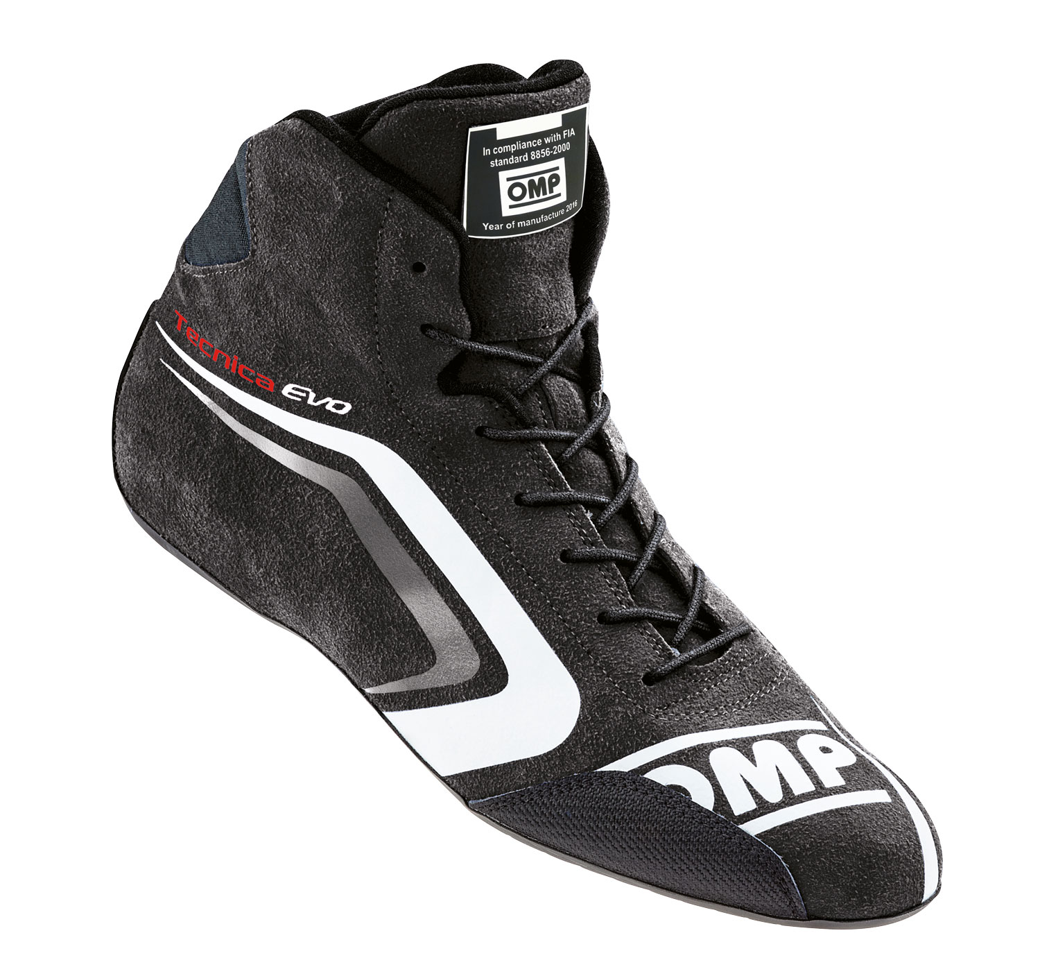 OMP Fahrerschuh Tecnica Evo, schwarz/grau