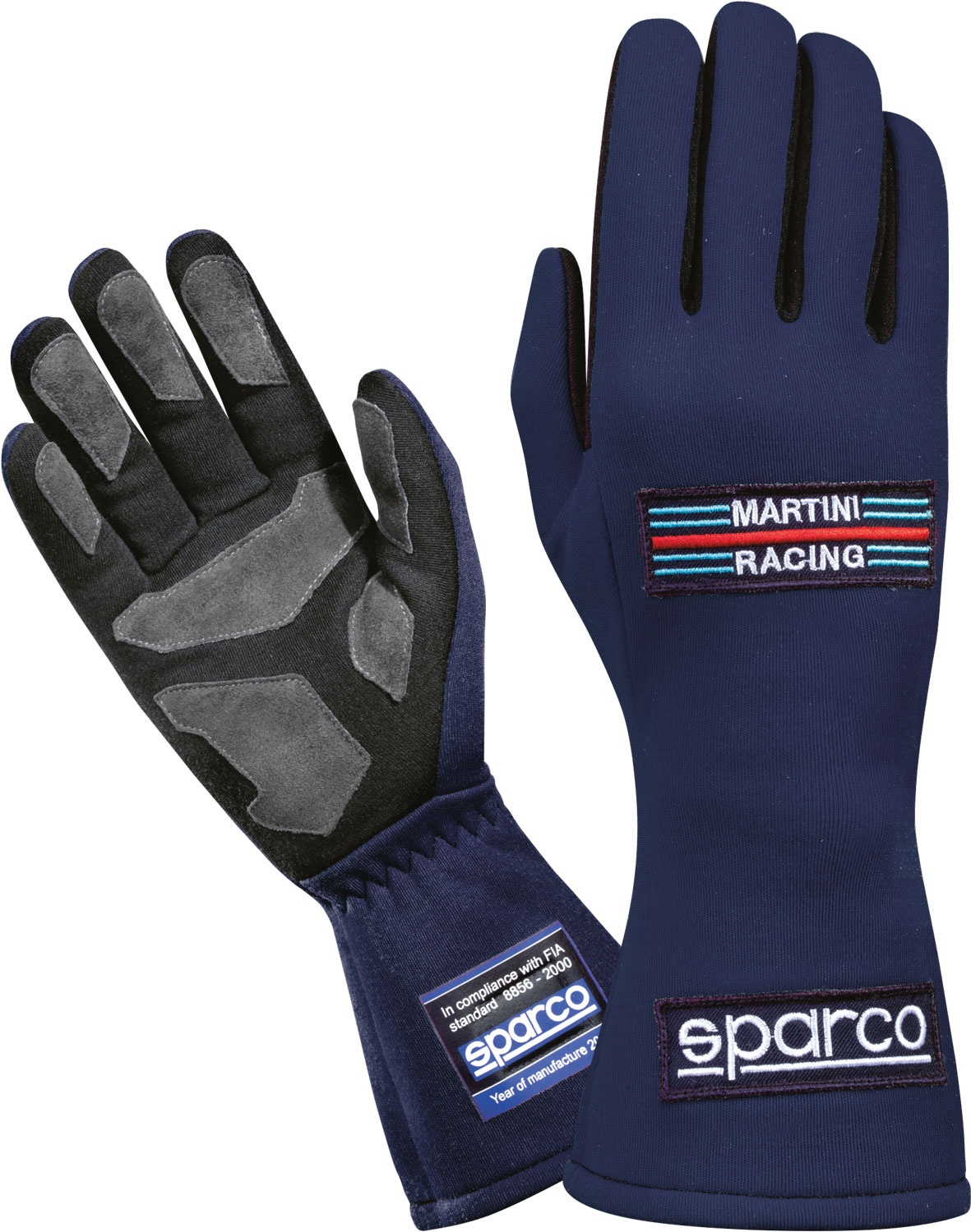 Sparco Handschuh Martini Racing, dunkelblau