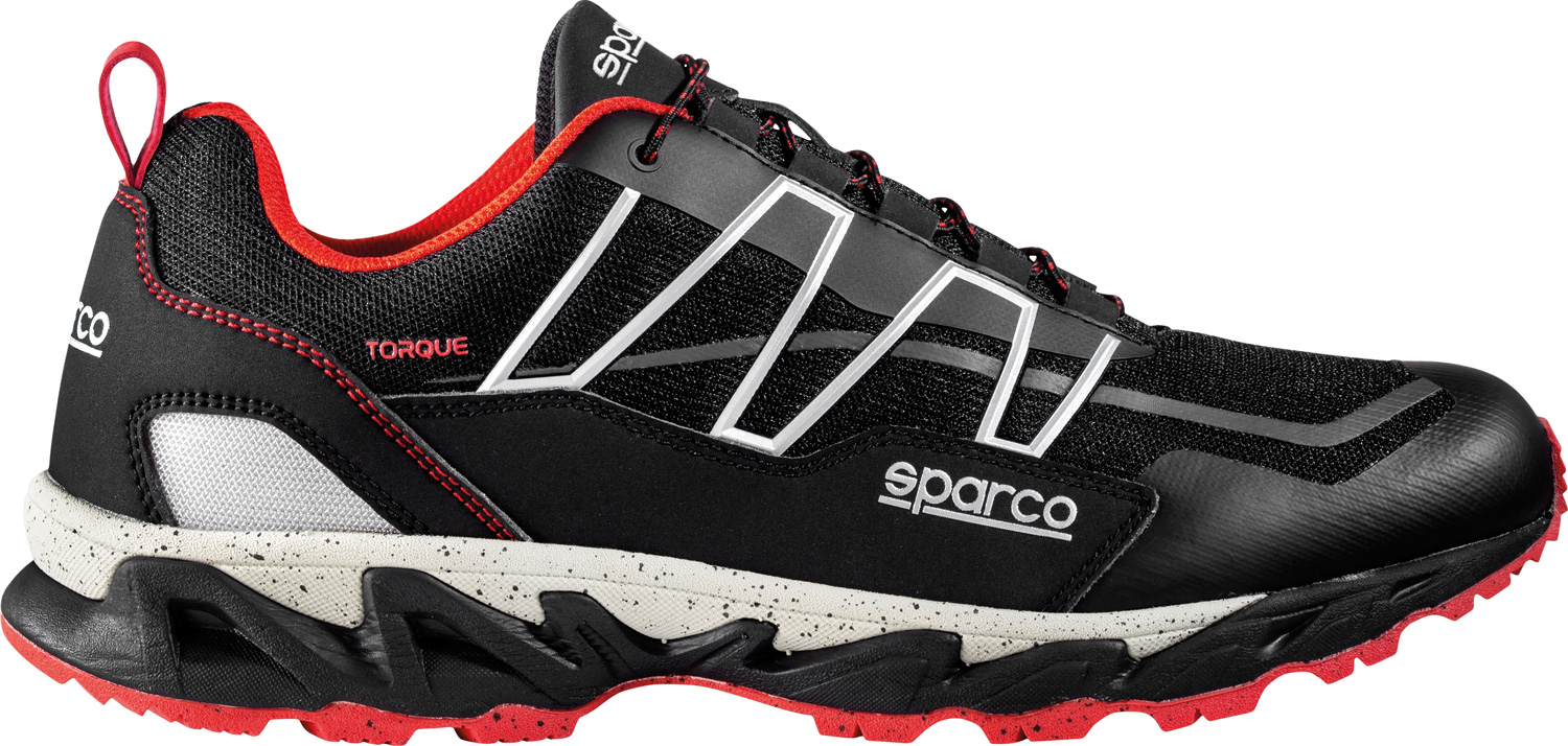 Sparco Mechanikerschuh Torque, schwarz/rot