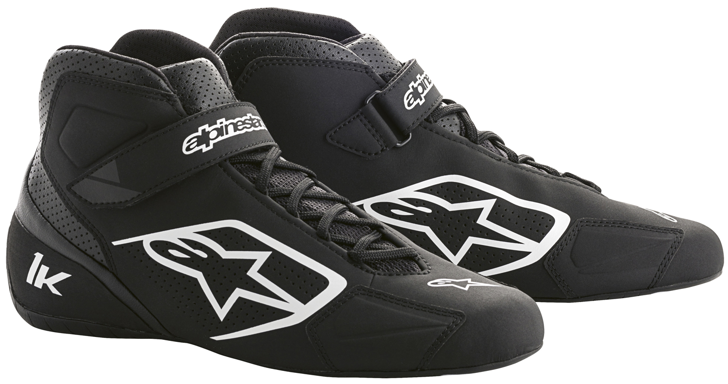 Alpinestars Kartschuh Tech 1K, schwarz/weiß