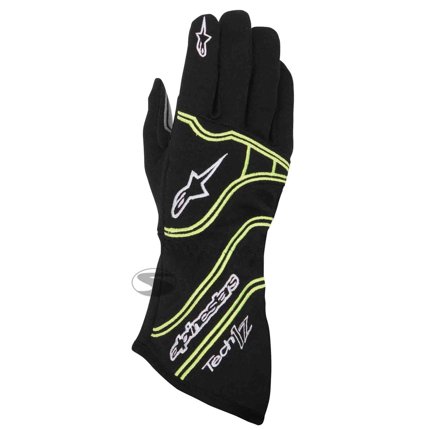 Alpinestars Handschuh Tech 1Z, schwarz/gelb