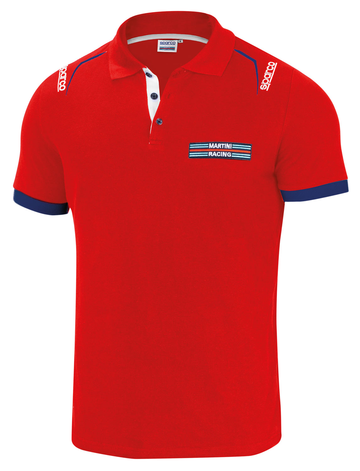 Sparco Poloshirt Martini Racing, rot