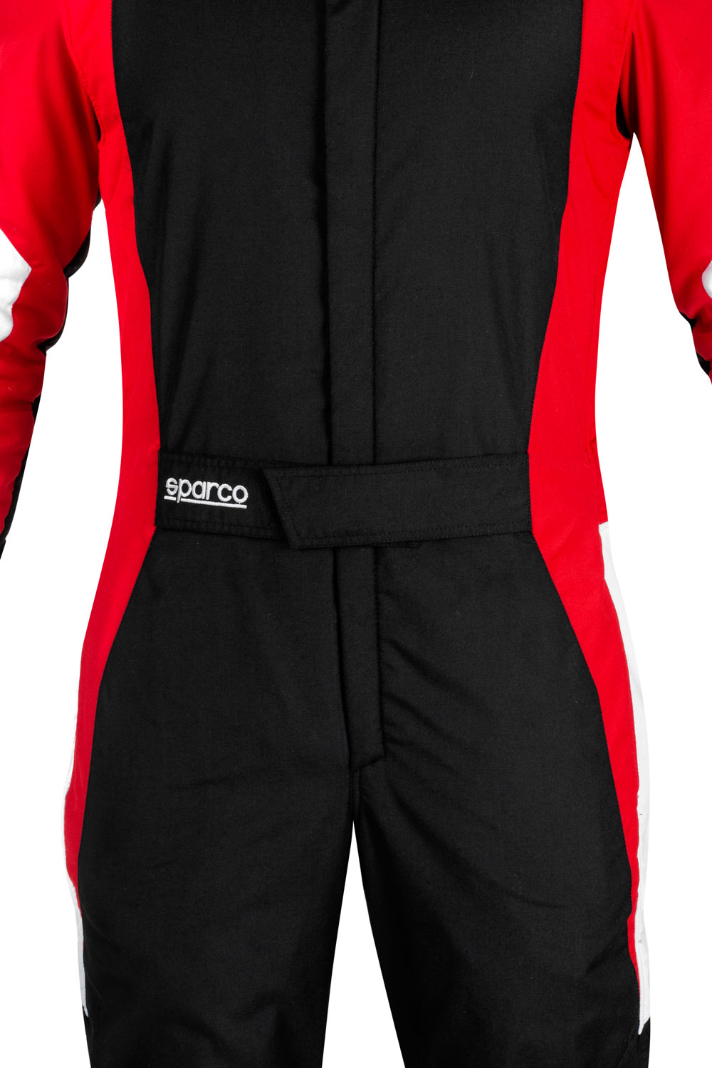 Sparco Rennoverall Competition Pro, schwarz/rot