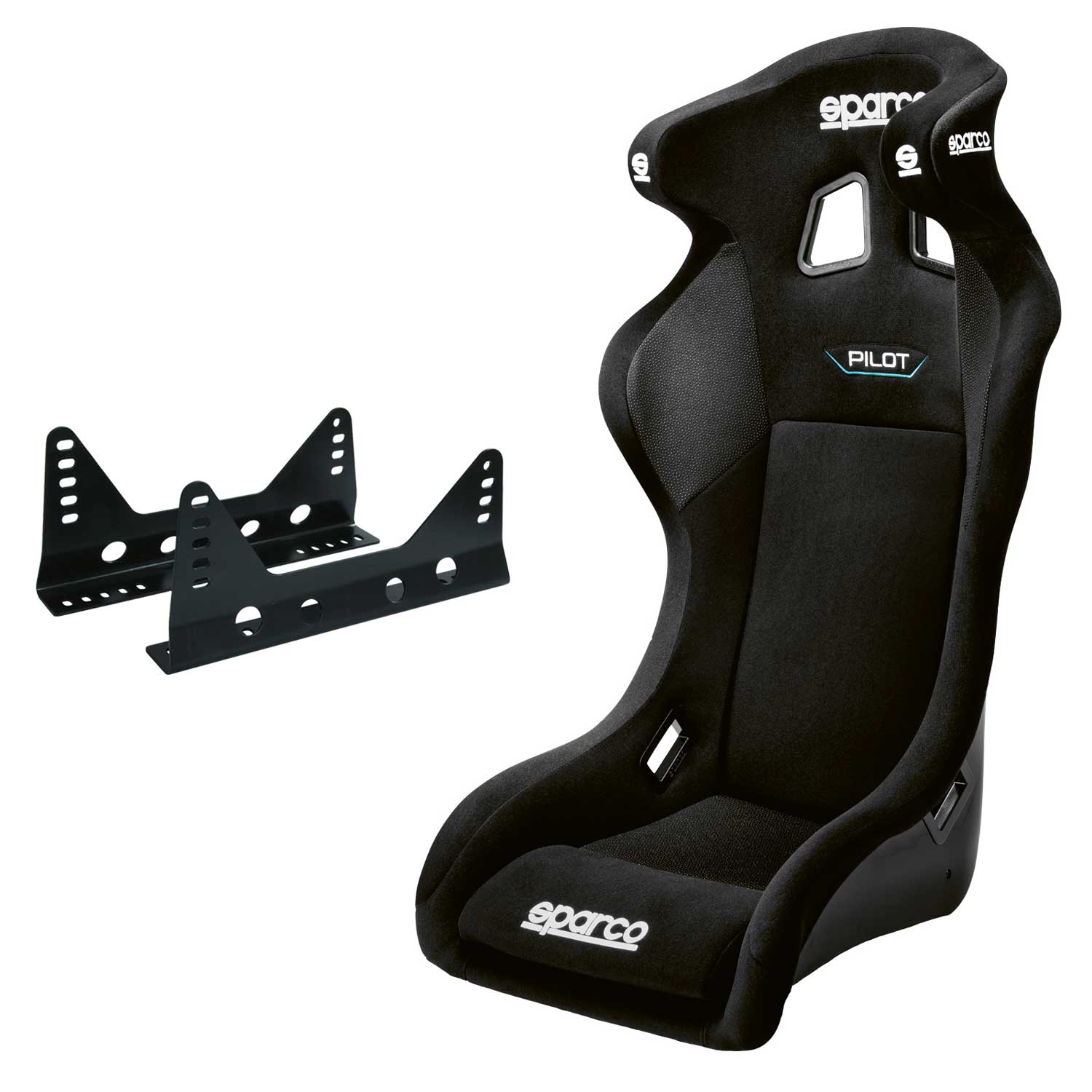 Sparco Rennsitz Pilot QRT + Stahlkonsole (3007ST)