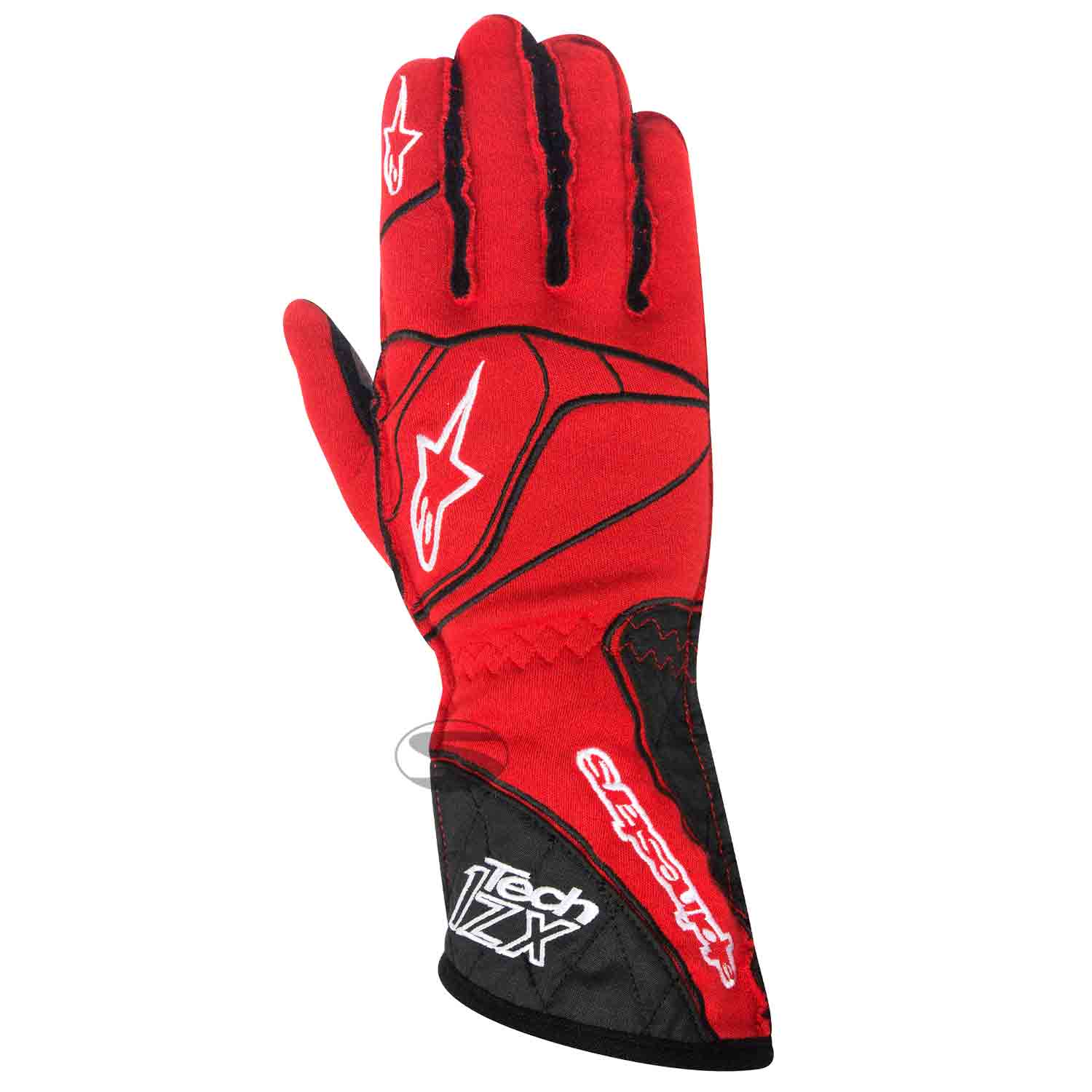 Alpinestars Handschuh Tech 1ZX, rot/schwarz
