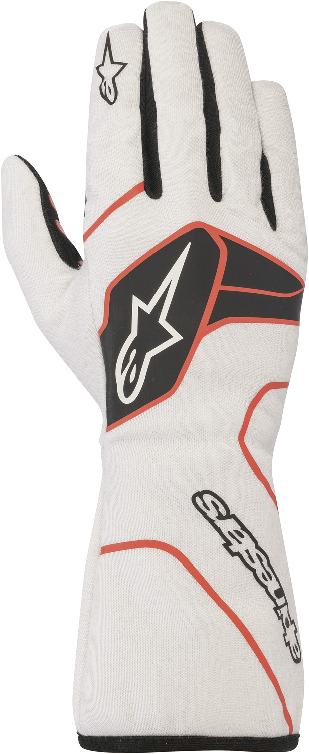 Alpinestars Handschuh Tech 1 Race v2, weiß/schwarz/rot