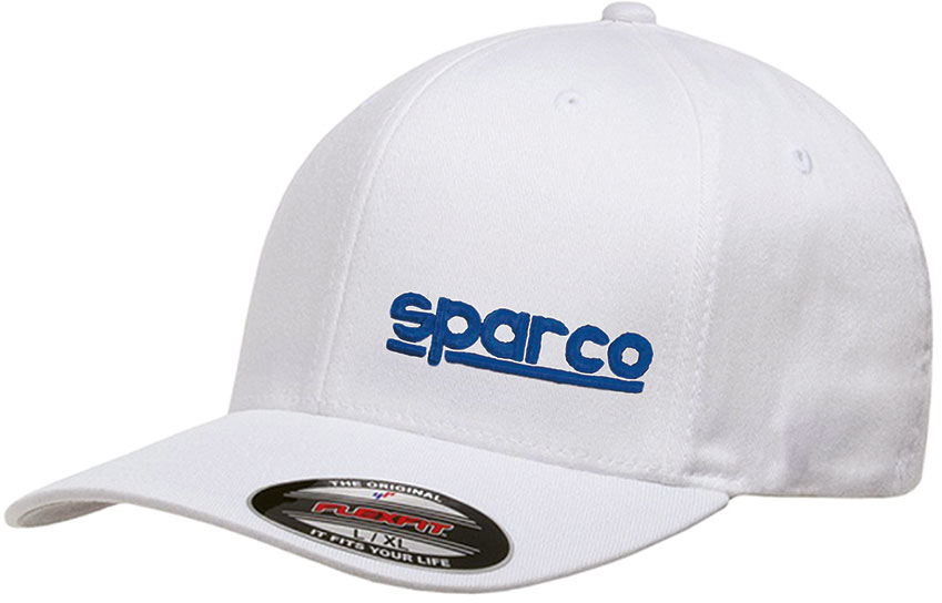 Sparco Kappe Flexfit, weiß