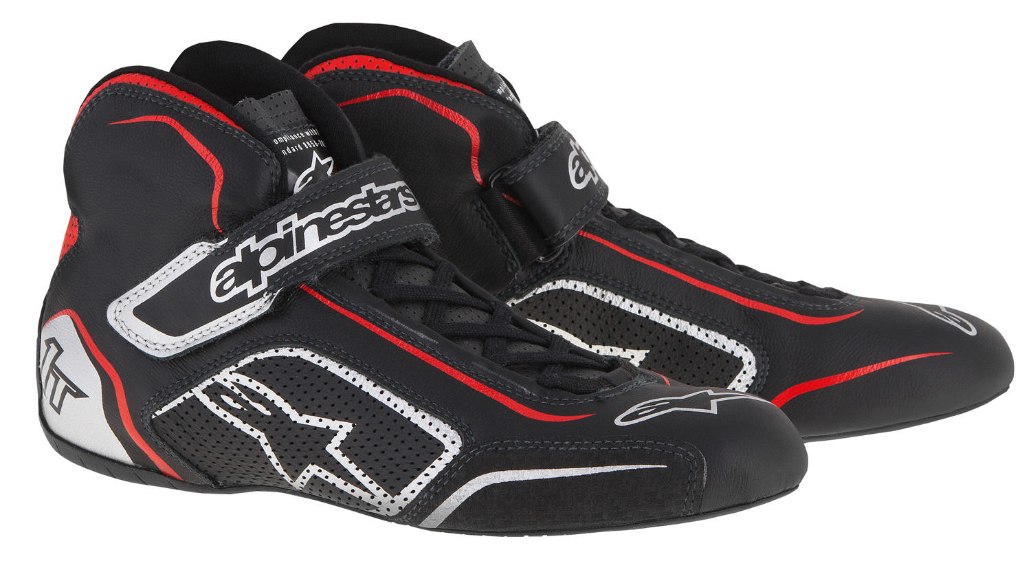 Alpinestars Fahrerschuh Tech 1T, schwarz/rot