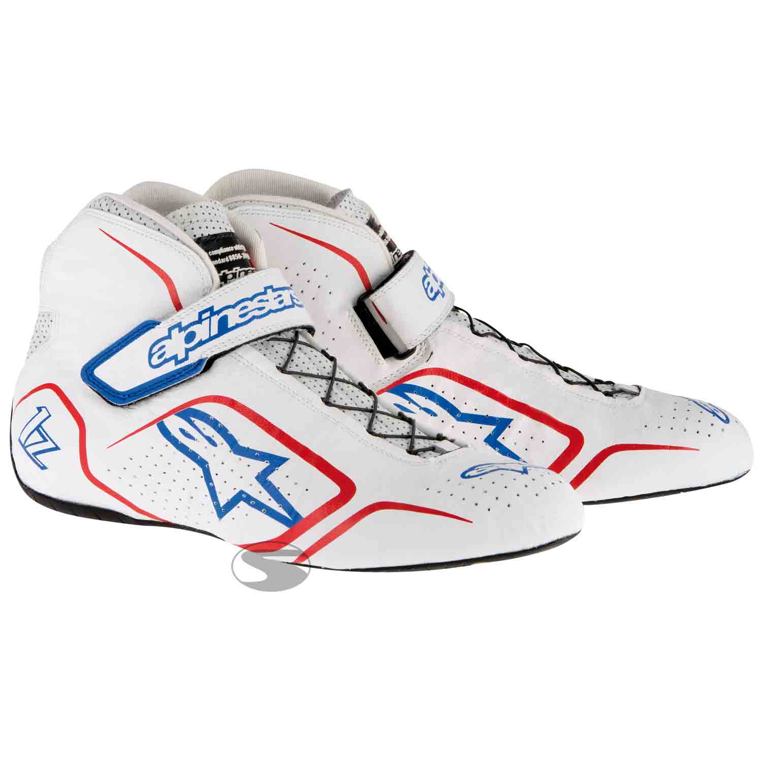 Alpinestars Fahrerschuh Tech 1Z, weiß/rot