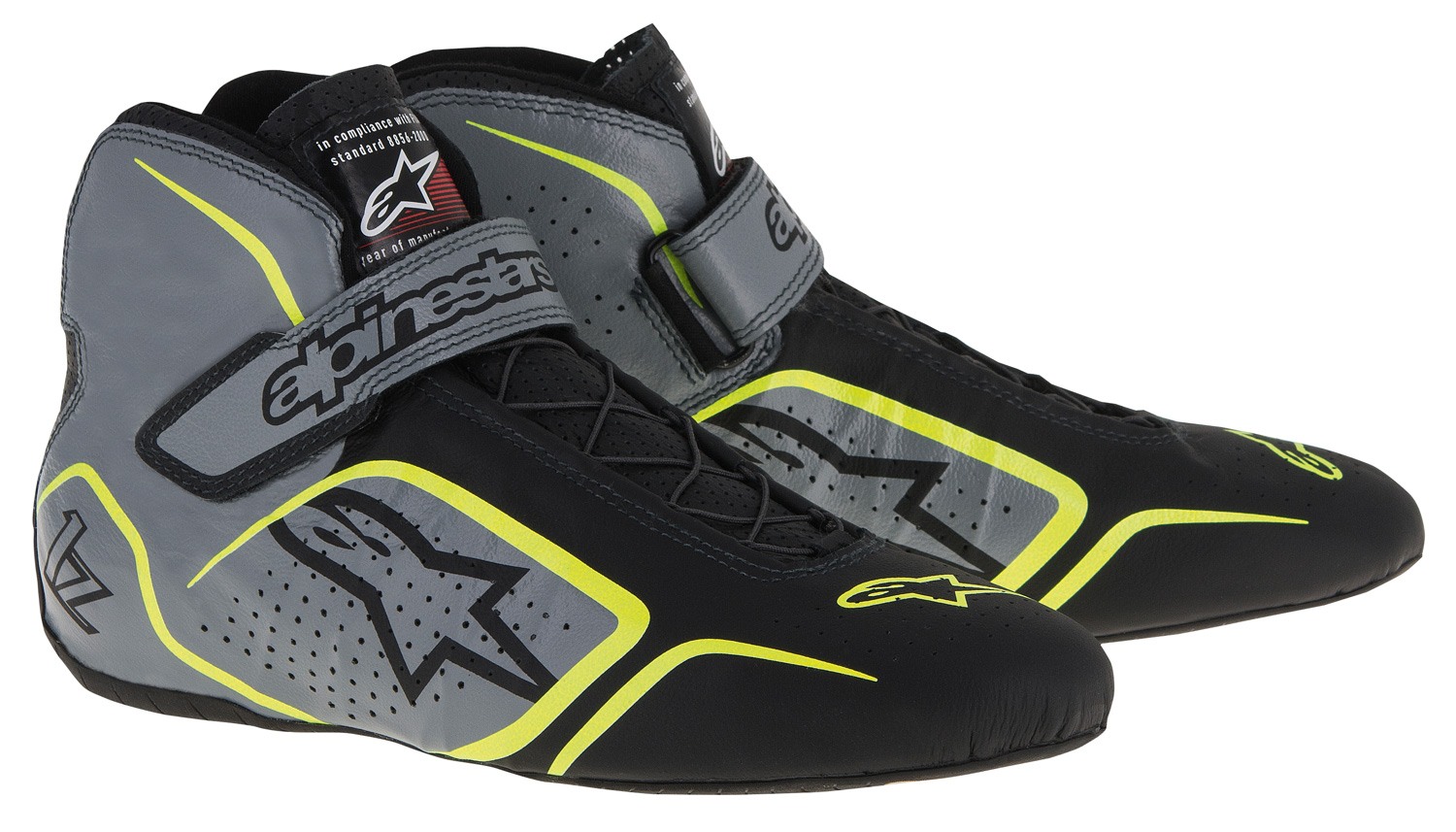 Alpinestars Fahrerschuh Tech 1Z, anthrazit/gelb