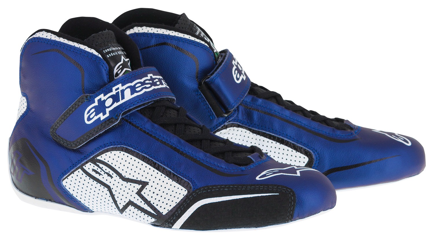 Alpinestars Fahrerschuh Tech 1T, blau/weiß