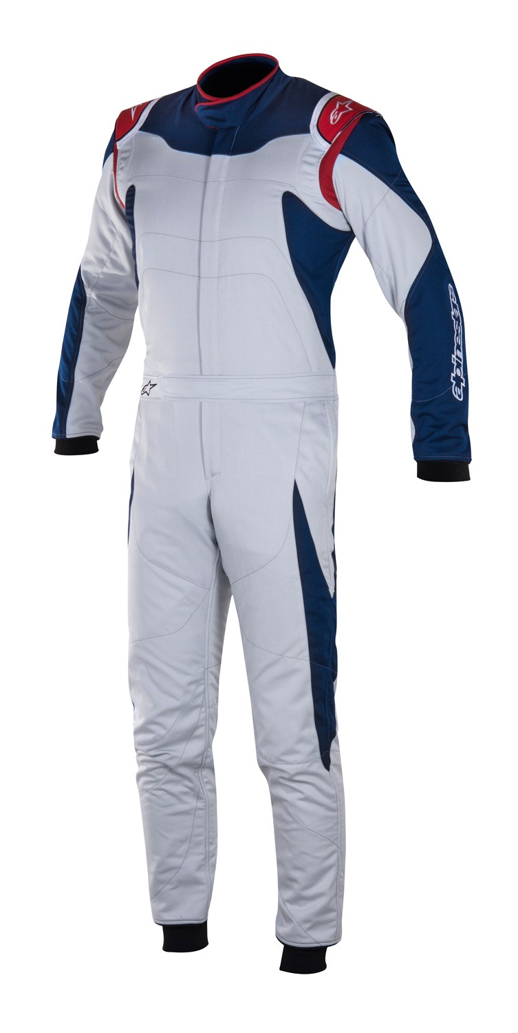 Alpinestars Rennoverall GP Race, silber/blau