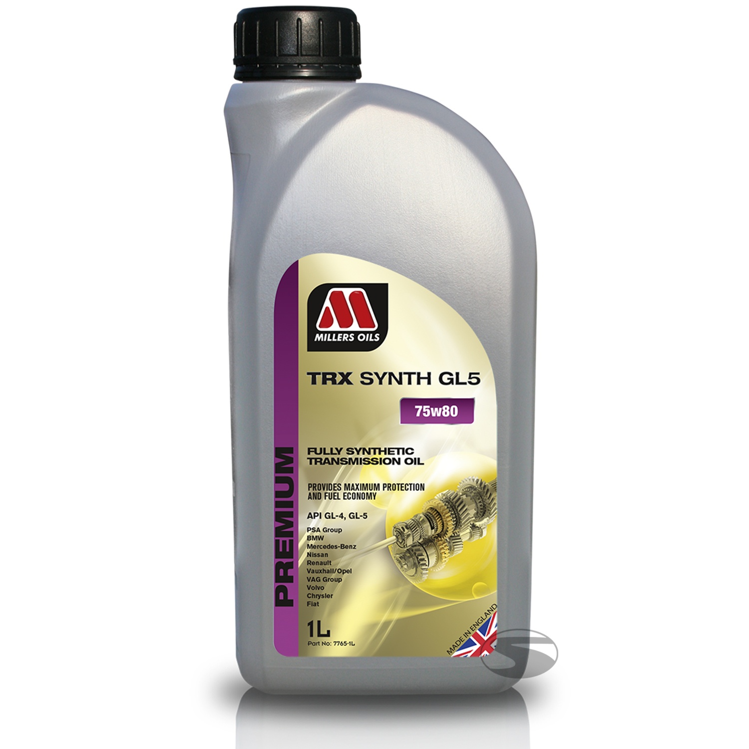 Millers Oils TRX Synth 75W-80 GL5, 1 Liter