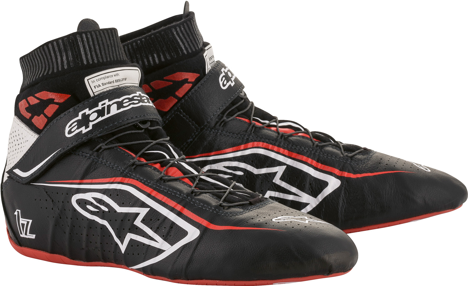 Alpinestars Fahrerschuh TECH 1Z v2, schwarz/rot