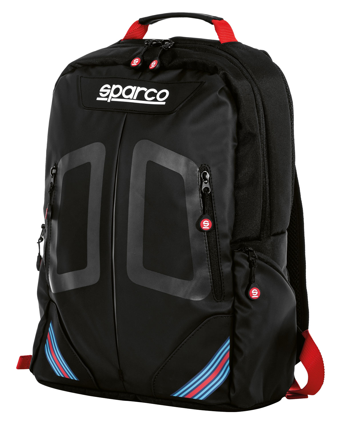 Sparco Rucksack Martini Racing, schwarz/rot