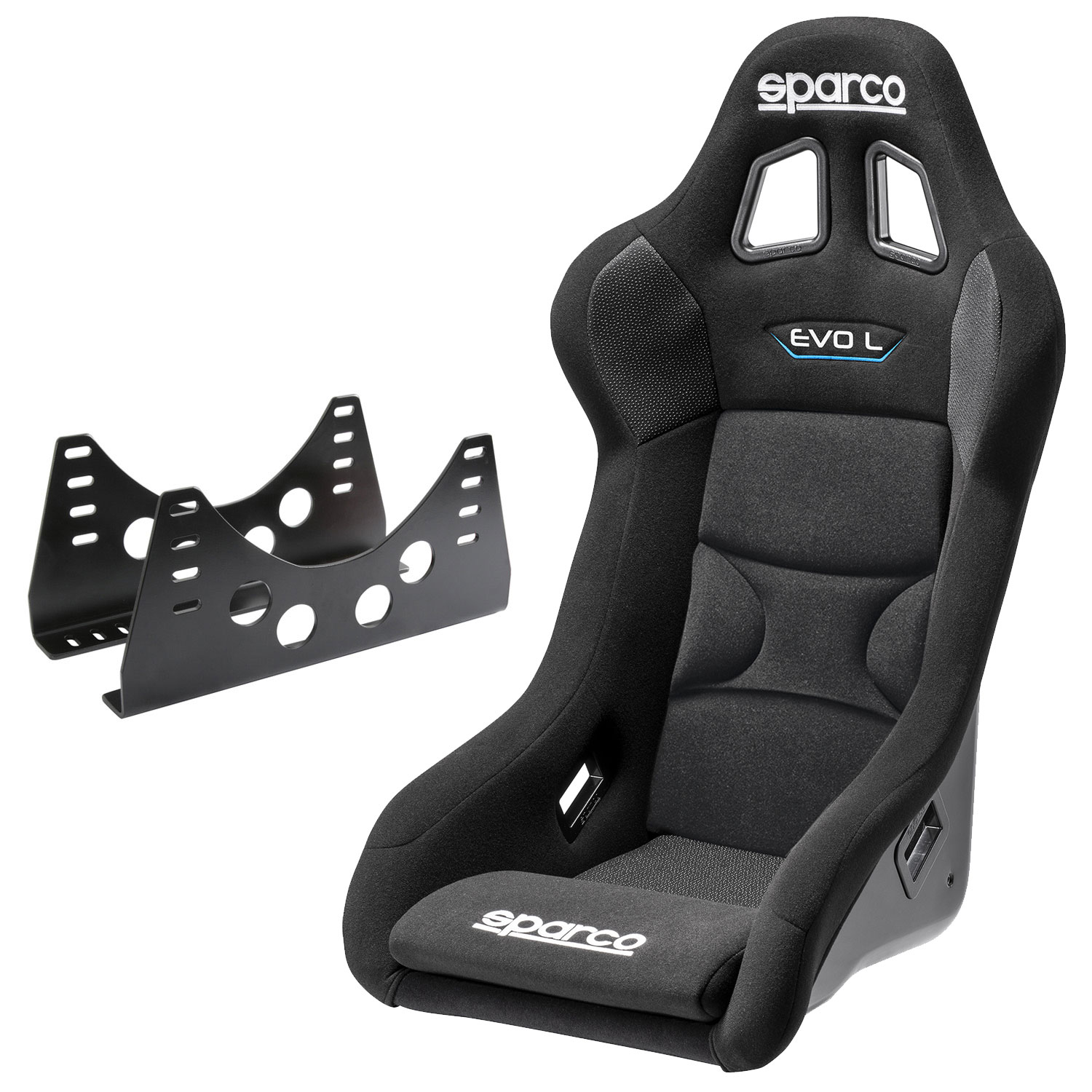 Sparco Rennsitz EVO L QRT + Stahlkonsole (3007ST)