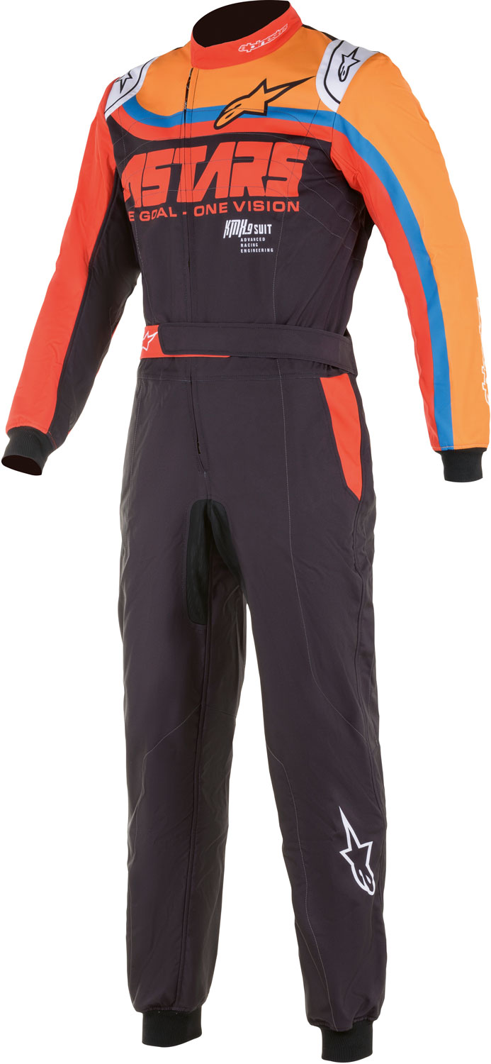 alpinestars-kartoverall-kmx9-v2-graph-schwarz-orange-2 Alpinestars Kartoverall KMX9 v2 Graph, schwarz/orange