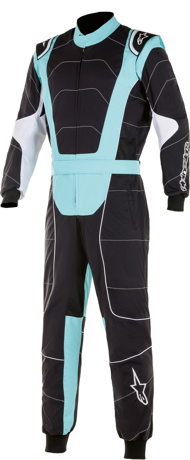 Alpinestars Kartoverall KMX3 v2, schwarz/türkis