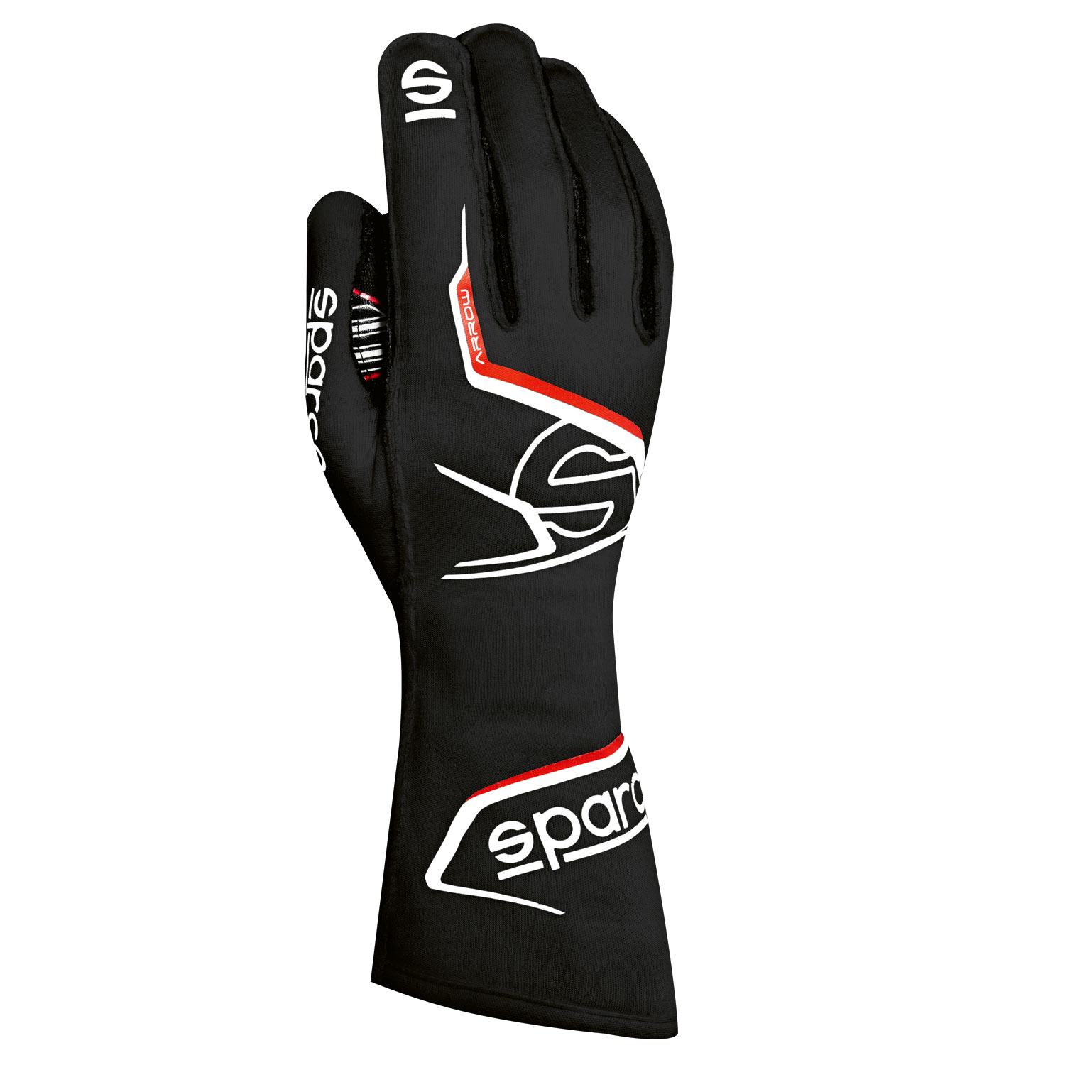 Sparco Handschuh Arrow, schwarz/rot