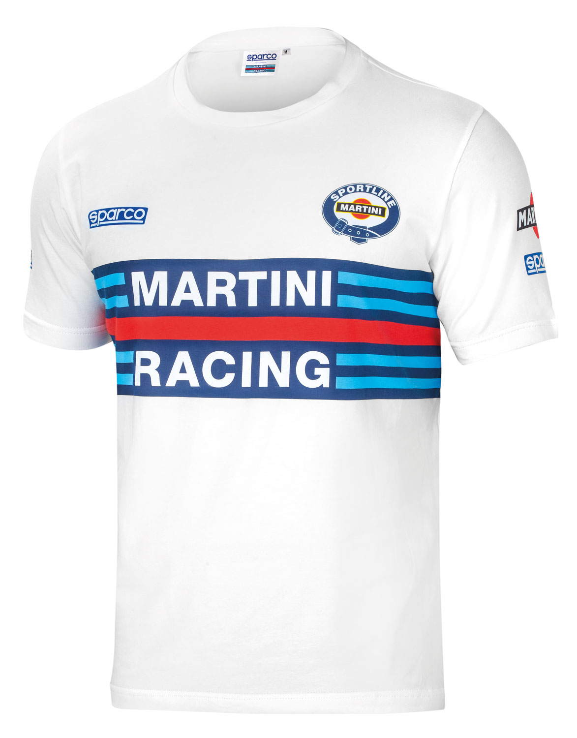 Sparco T-Shirt Martini Racing, weiß