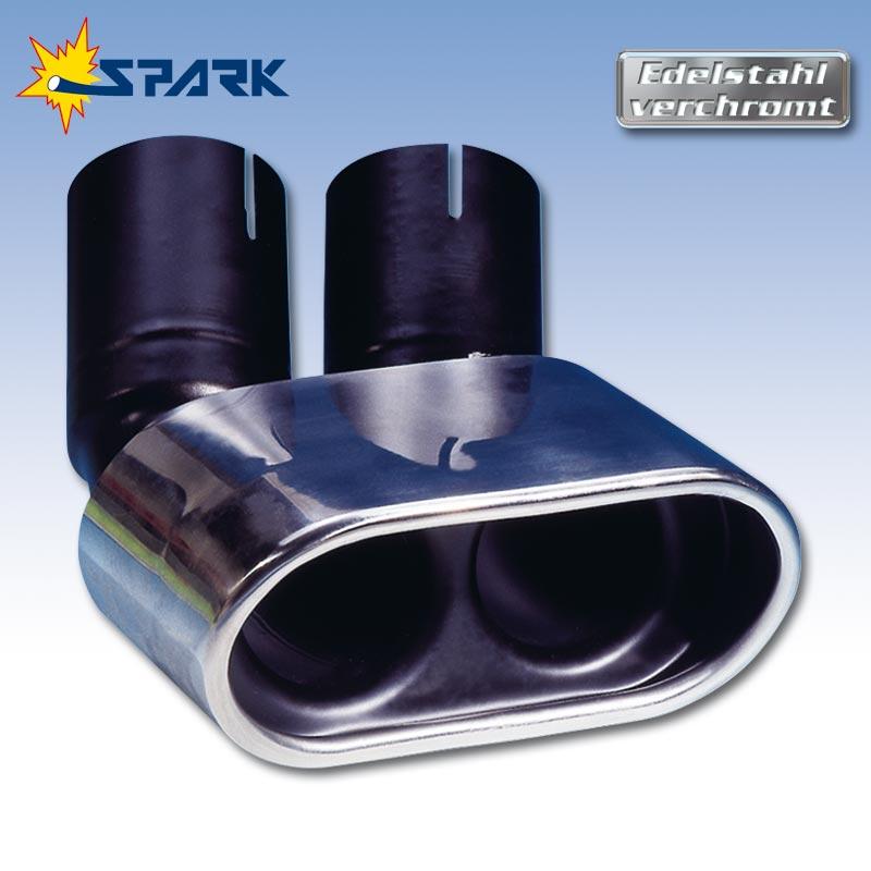 Spark SPECIFIC Line Endrohr oval Doppelrohr (100409)